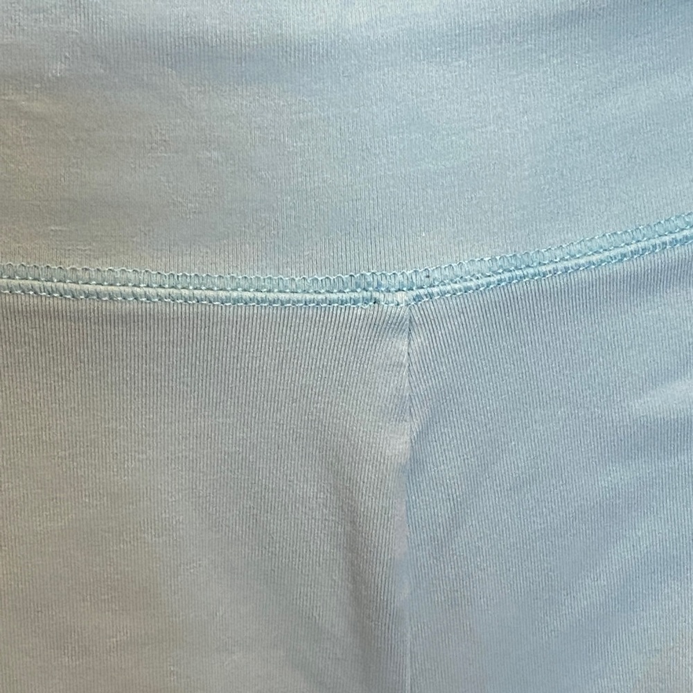Nike Light Blue Stretchy Bermuda Long Modest Shorts Size Medium VGC - Picture 2 of 7